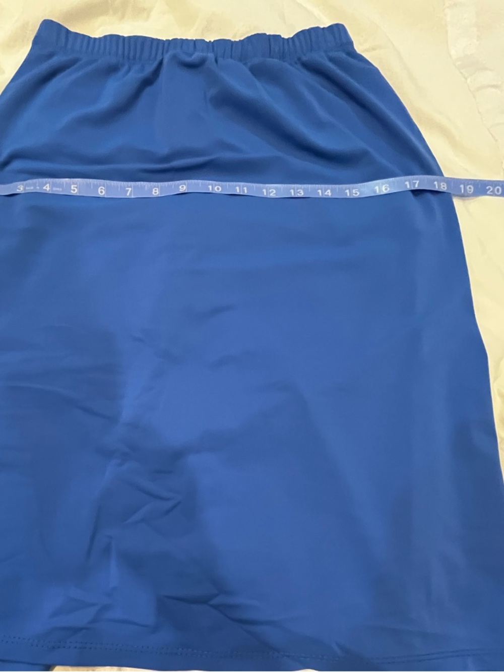 The Klassy Girl Athletic Royal Blue Skirt; Size Medium - Picture 13 of 16